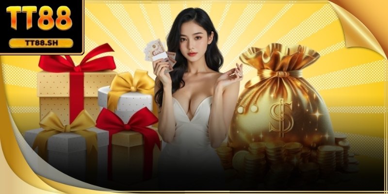 Trang tổng hợp Khuyến Mãi TT88 hiển thị các ưu đãi đang áp dụng